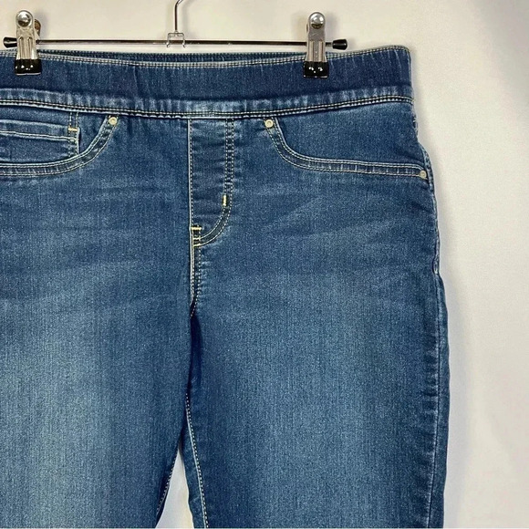 Signature by Levi Strauss Totally Shaping Pull On Skinny Dark Wash Jegging Jeans - Picture 4 of 4